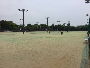 横芝光町ふれあい坂田池公園テニスコート　2017年10月 　4,500㎡